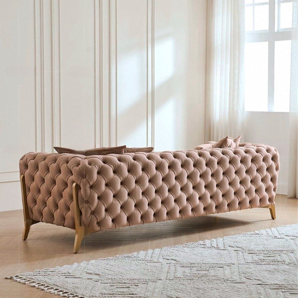 MEKIOS Victorian Chesterfield Sofa