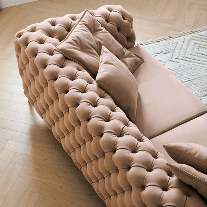 MEKIOS Victorian Chesterfield Sofa