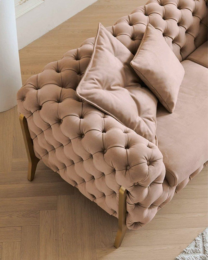 MEKIOS Victorian Chesterfield Sofa