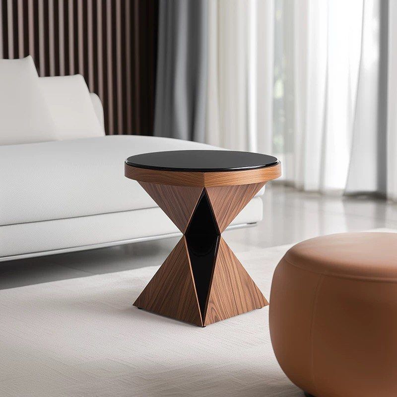 AGELA Modern Solid Wood Side Table