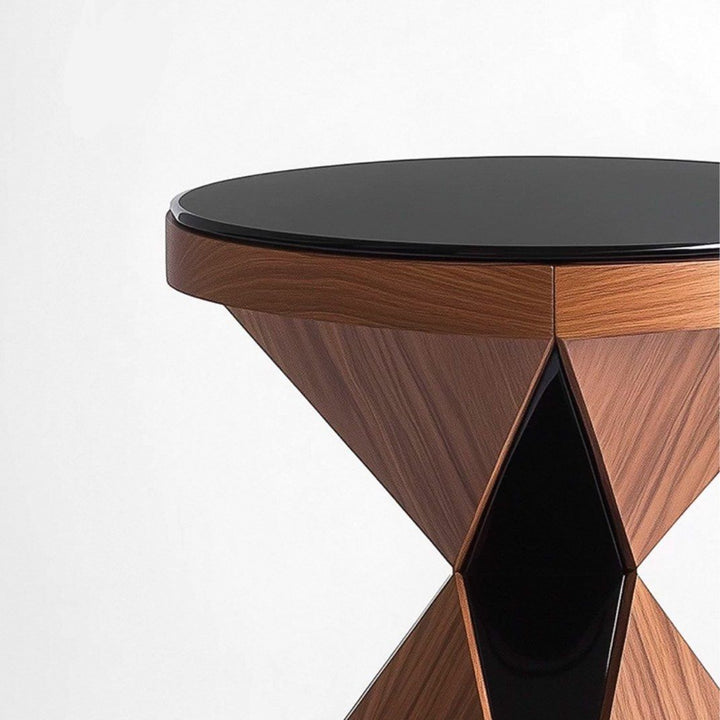 AGELA Modern Solid Wood Side Table