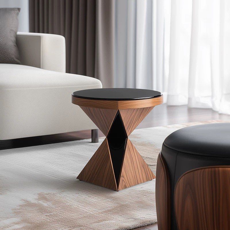 AGELA Modern Solid Wood Side Table