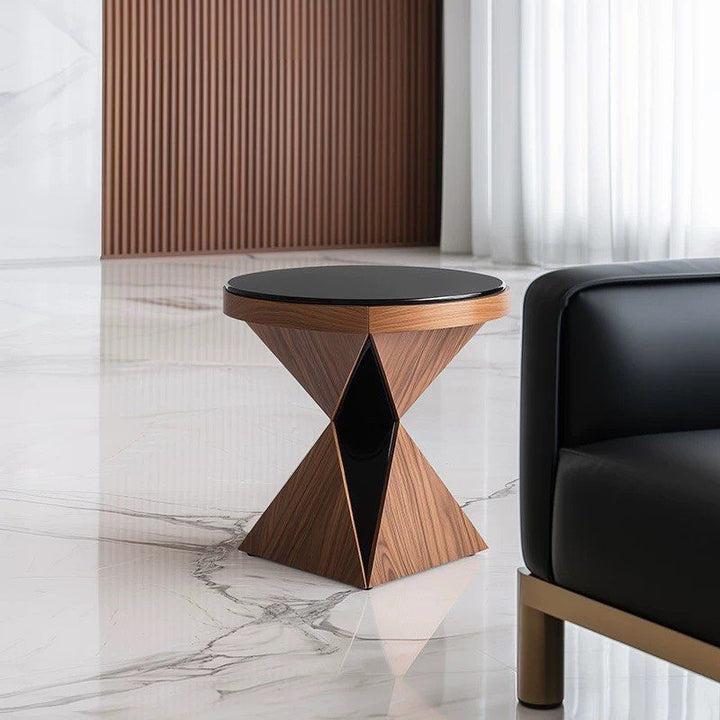 AGELA Modern Solid Wood Side Table