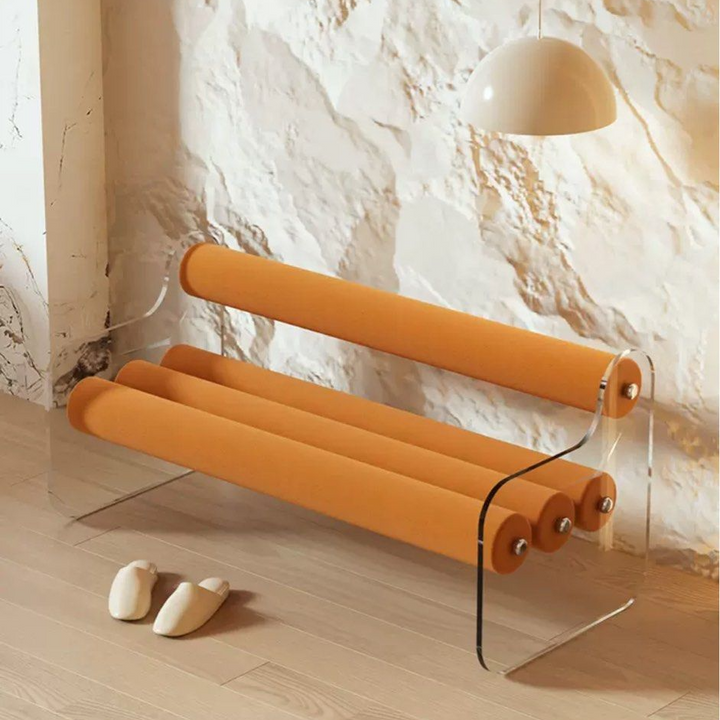 MURRAY Eclectic Acrylic Bench