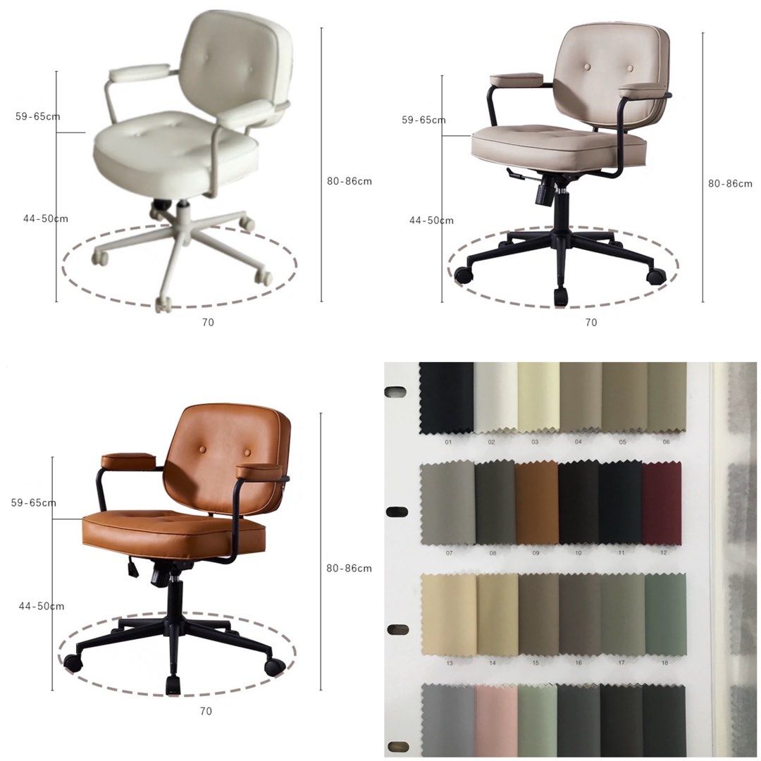 QUILLAN Modern Leather Study Chair