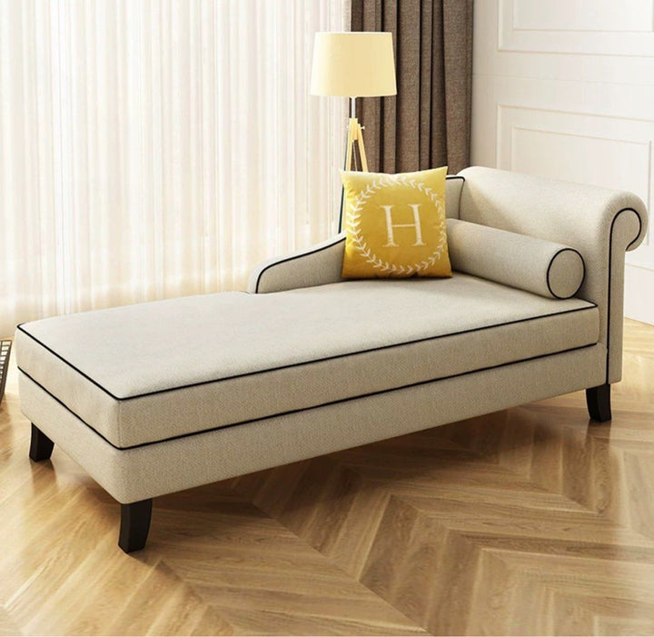 CARVINO Modern Fabric Chaise Sofa