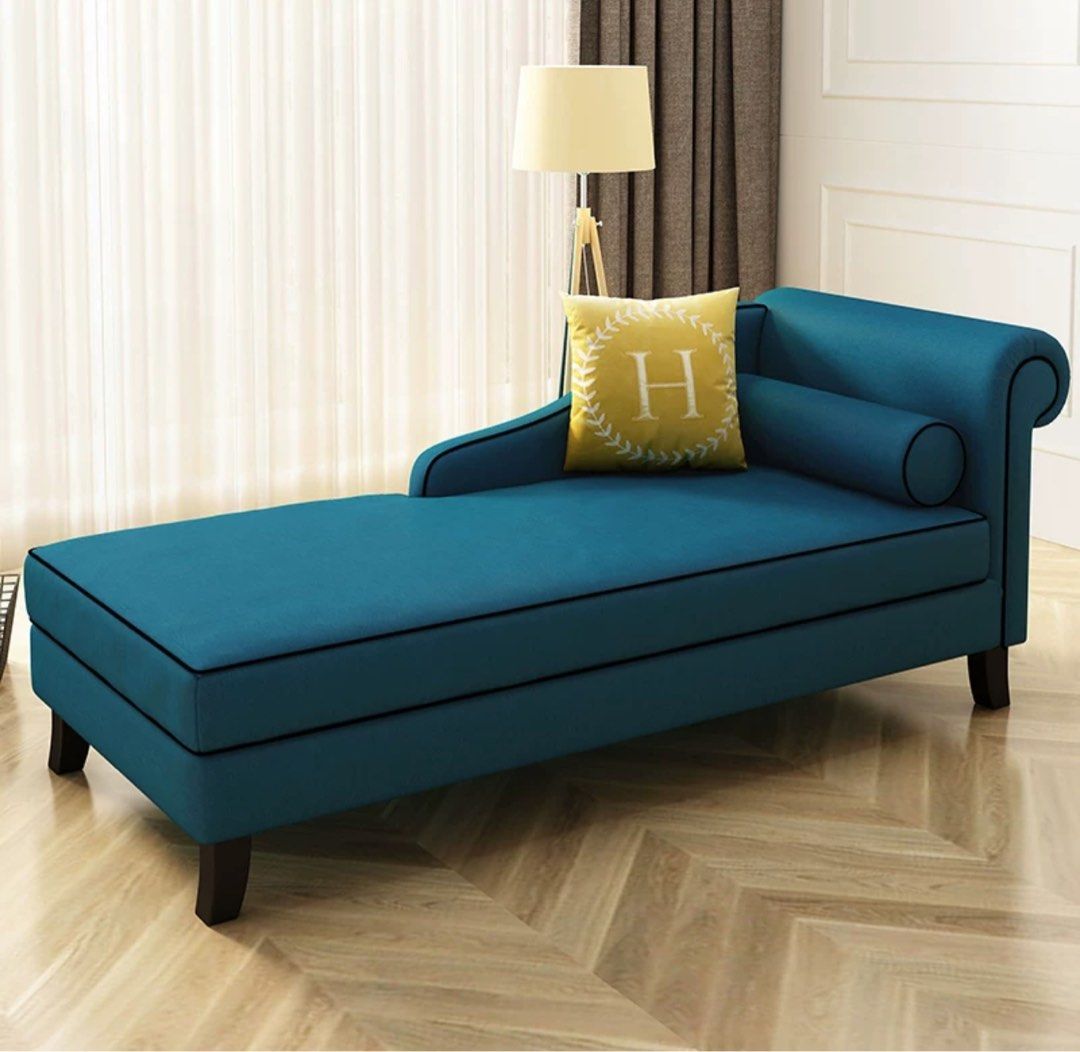 CARVINO Modern Fabric Chaise Sofa