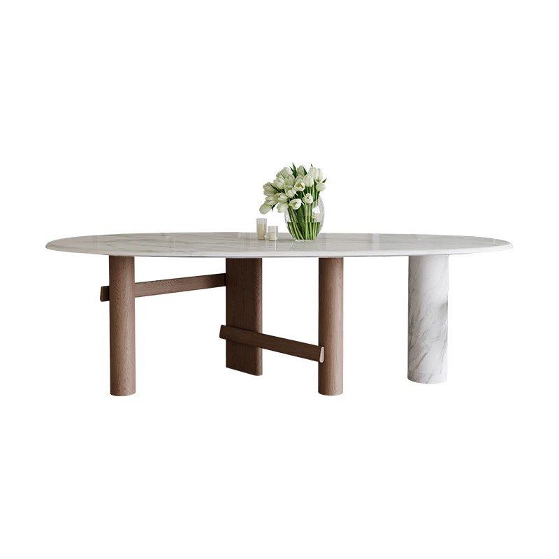 SYNE Modern Marble Dining Table