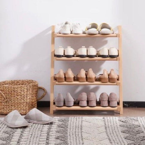 ALIANO Solid Wood Shoe Rack