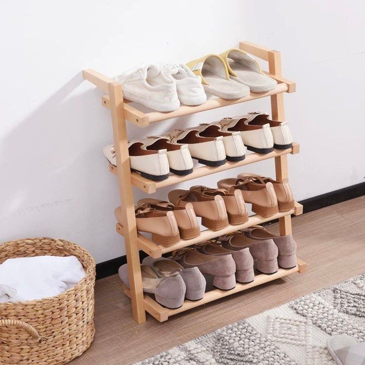 ALIANO Solid Wood Shoe Rack