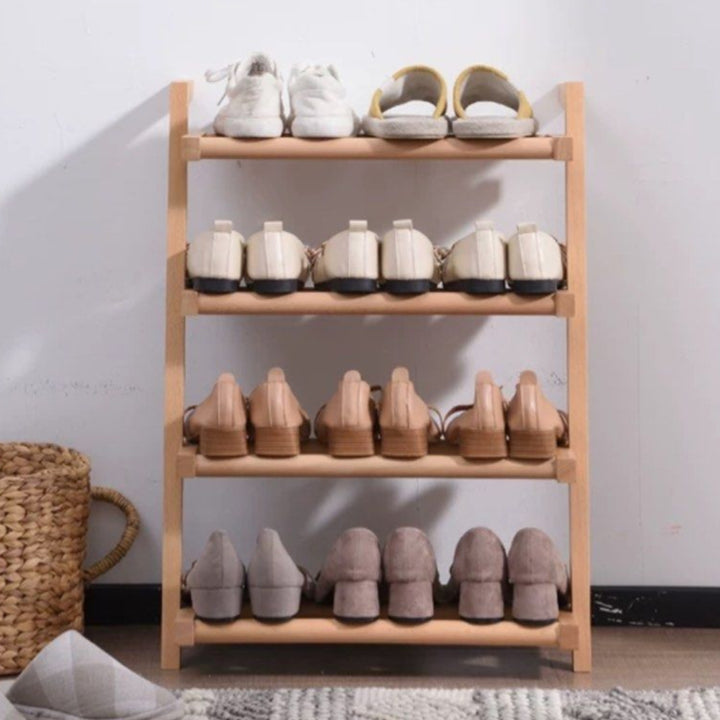 ALIANO Solid Wood Shoe Rack