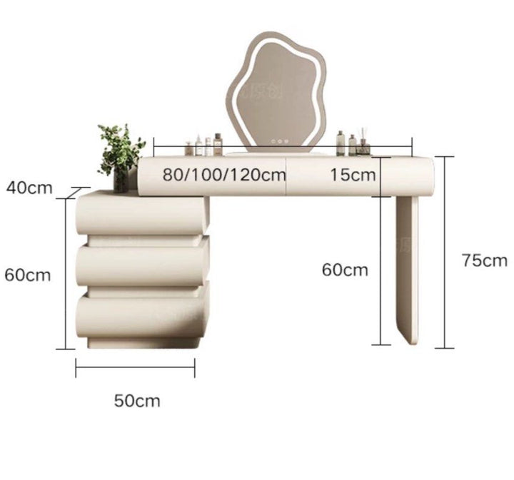 ALLE Modern Vanity Table Set