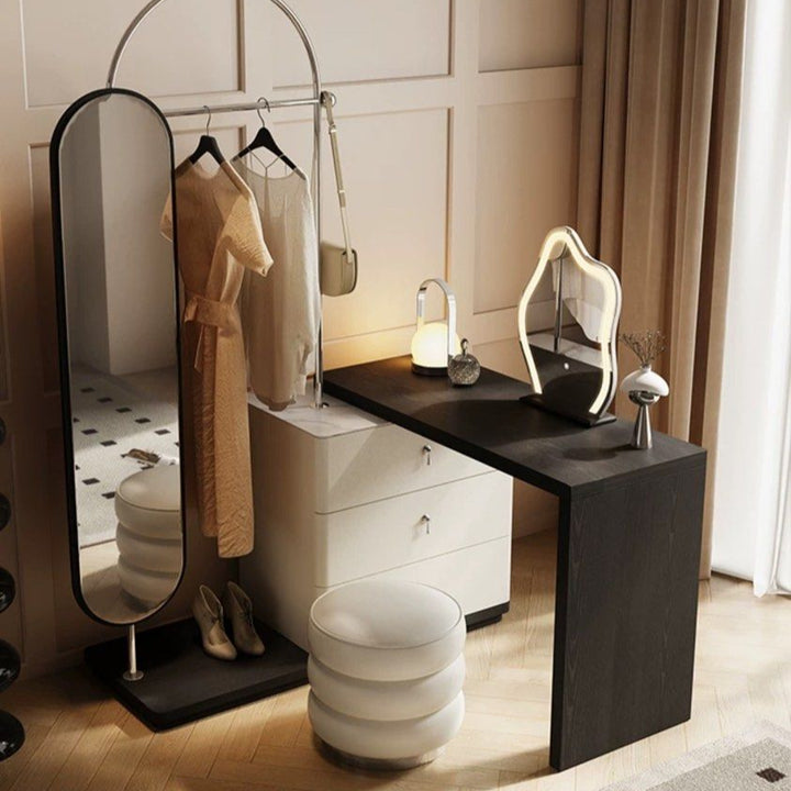 ALLURE Modern Vanity Table & Clothes Stand