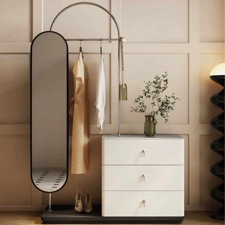 ALLURE Modern Vanity Table & Clothes Stand