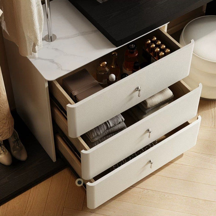 ALLURE Modern Vanity Table & Clothes Stand