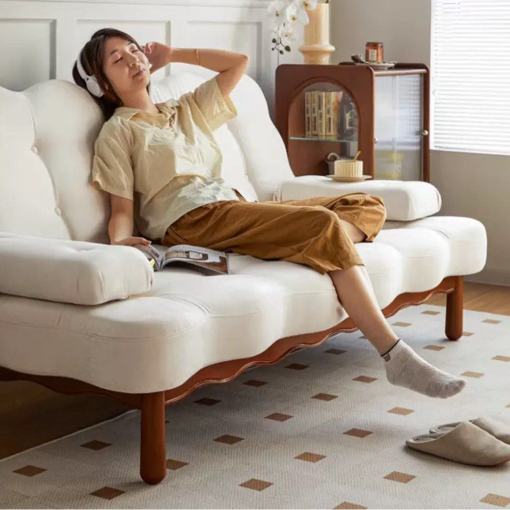 NOZUMI Japandi Fabric Sofa Bed