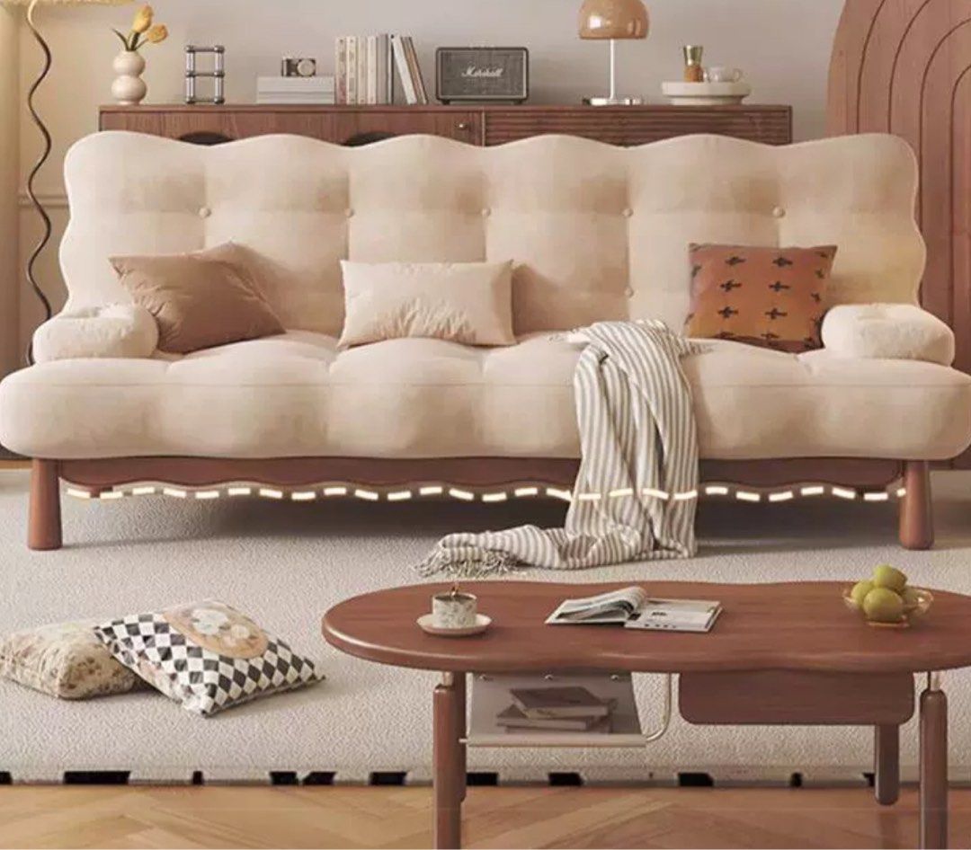 NOZUMI Japandi Fabric Sofa Bed