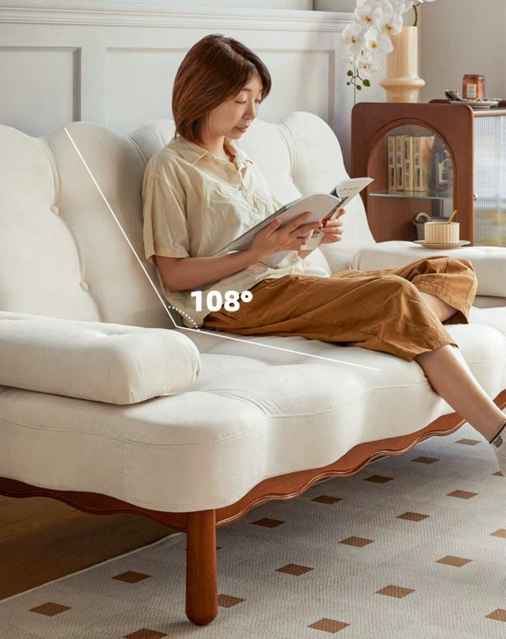 NOZUMI Japandi Fabric Sofa Bed