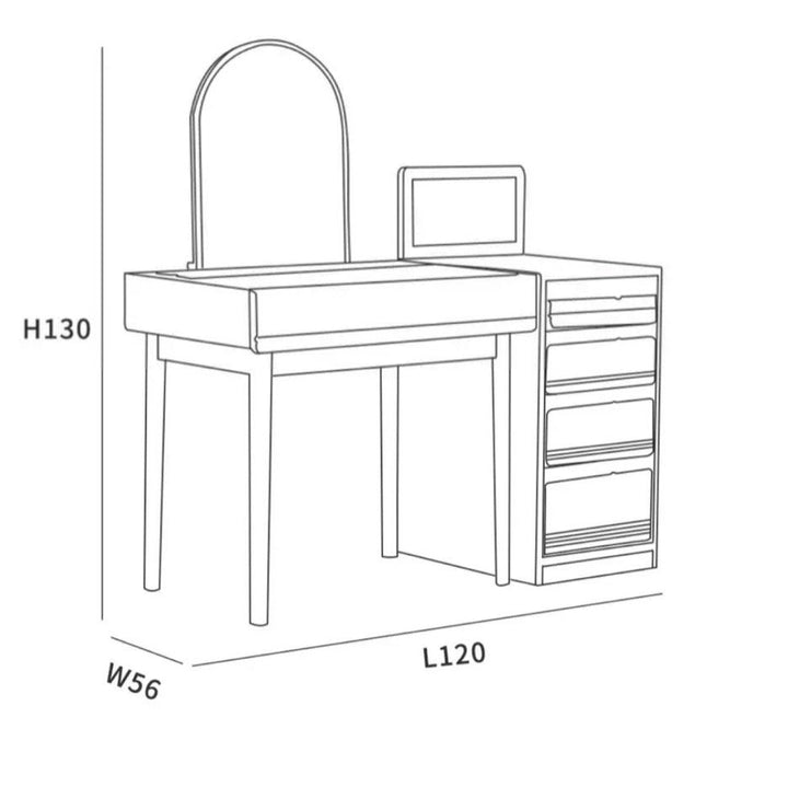 ALOEA Modern Vanity Table Set