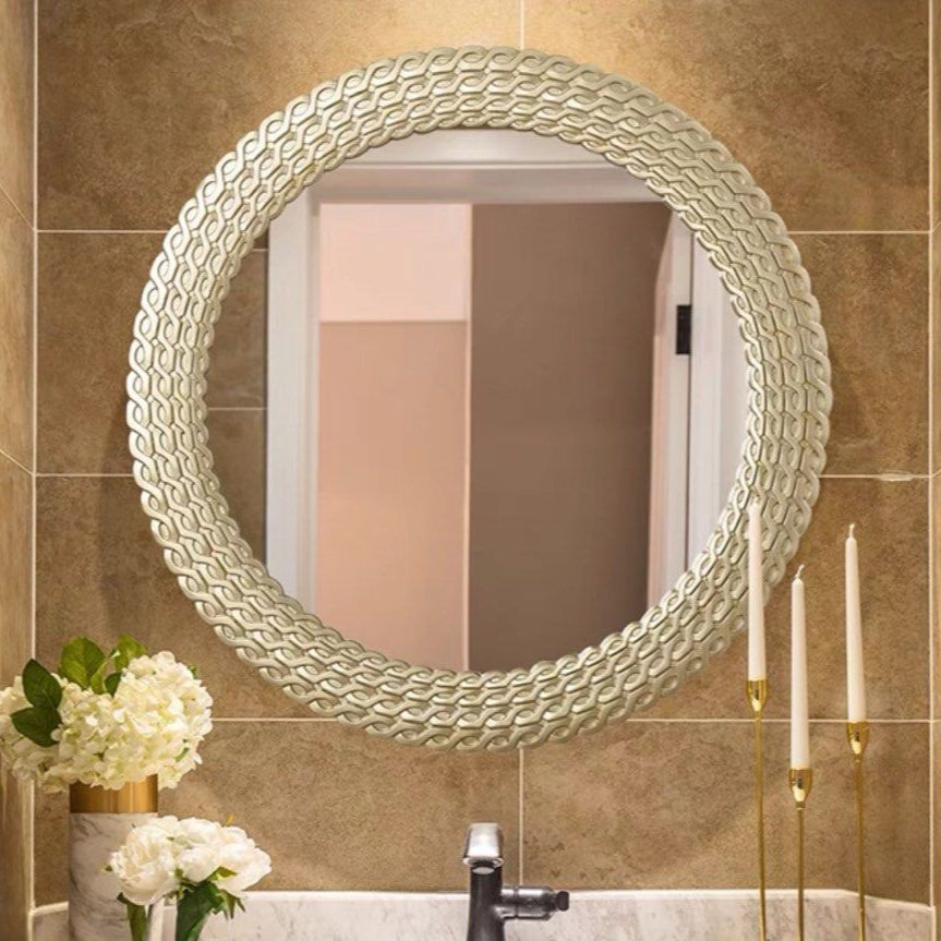 AMBANI Modern Round Mirror