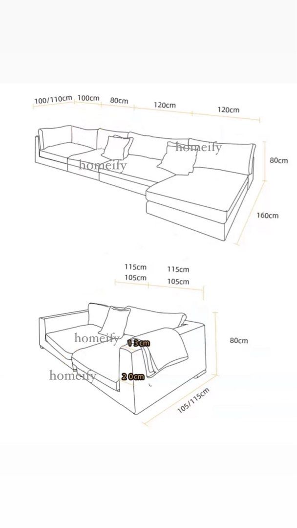 BELESTRO Modern Minimalist Sofa