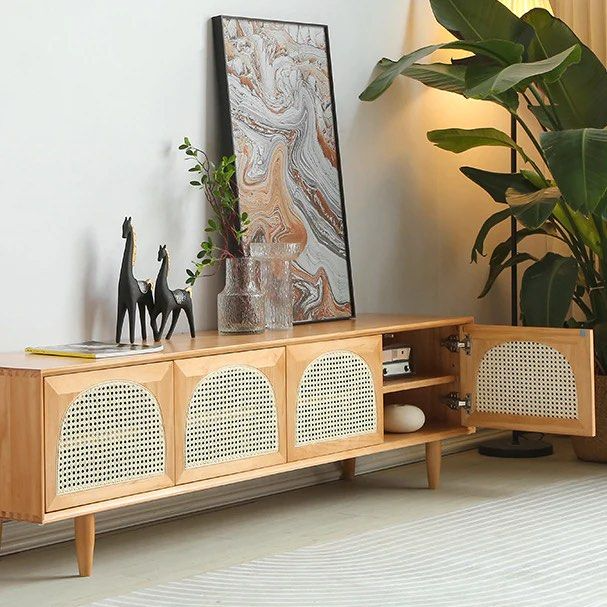 LONN Solid Wood TV Cabinet