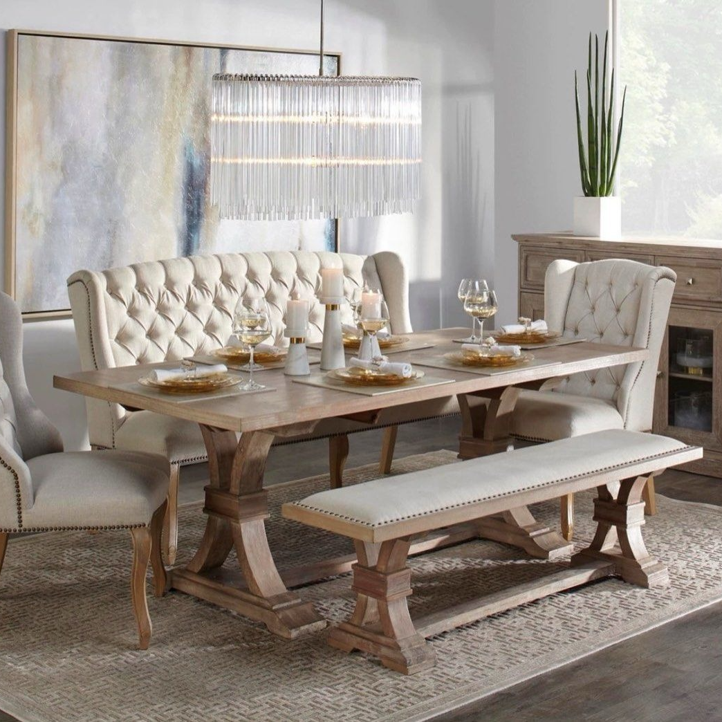 JUDAH Vintage Solid Wood Dining Table