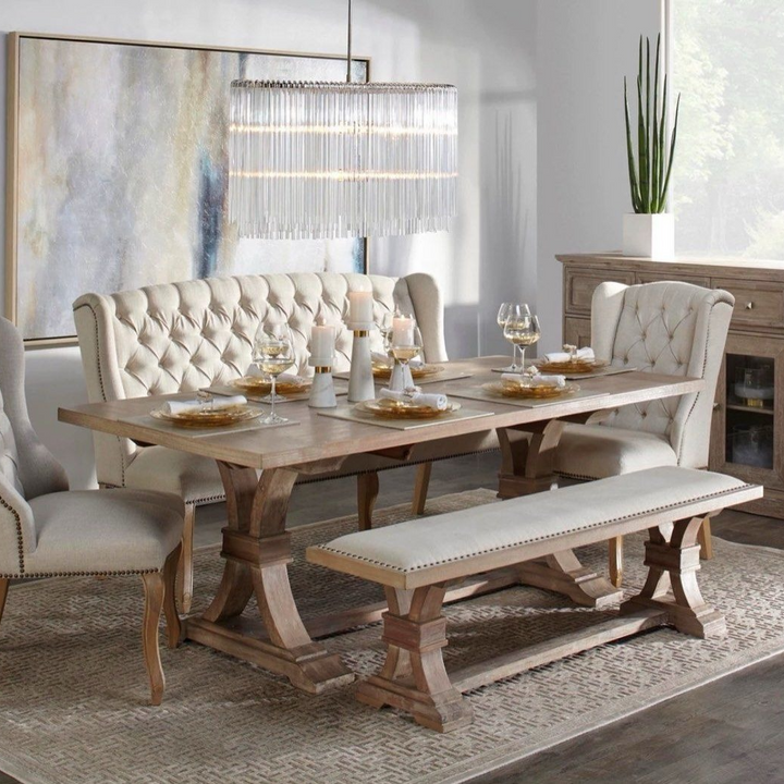 JUDAH Vintage Solid Wood Dining Table