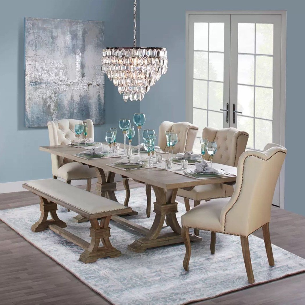 JUDAH Vintage Solid Wood Dining Table