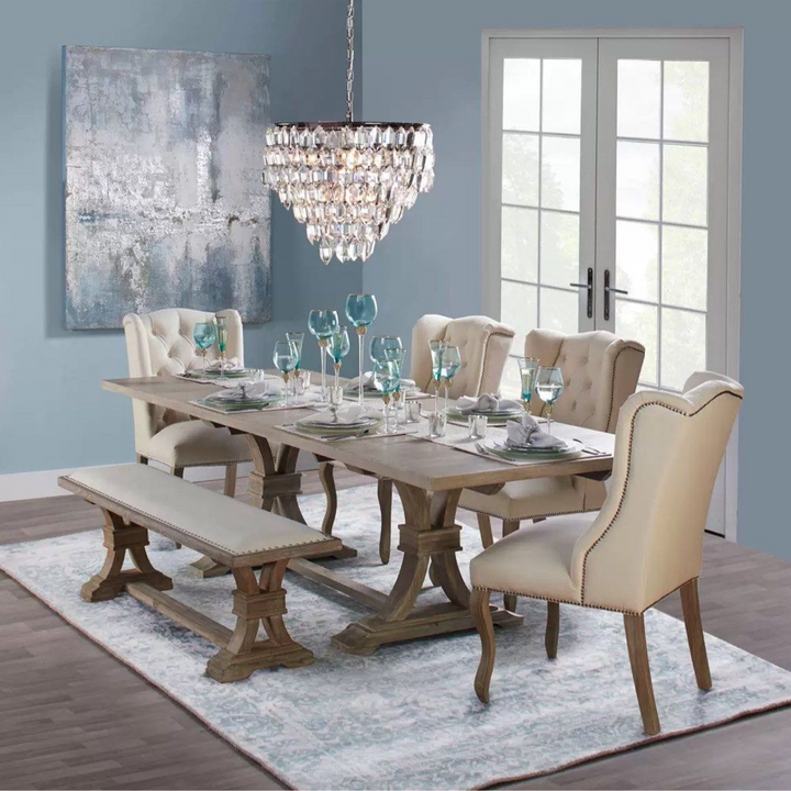 JUDAH Vintage Solid Wood Dining Table