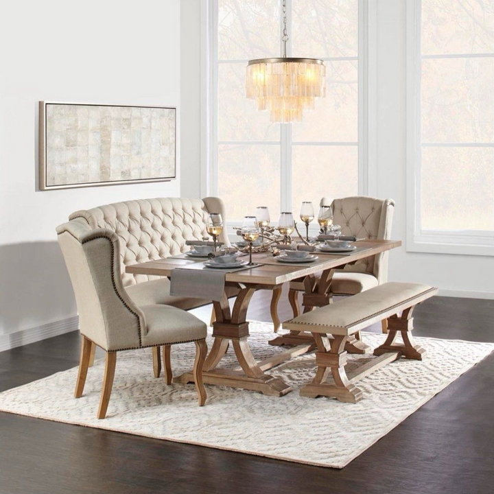 JUDAH Vintage Solid Wood Dining Table
