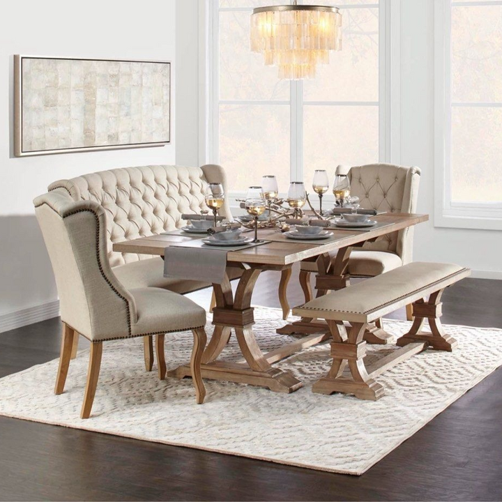 JUDAH Vintage Solid Wood Dining Table