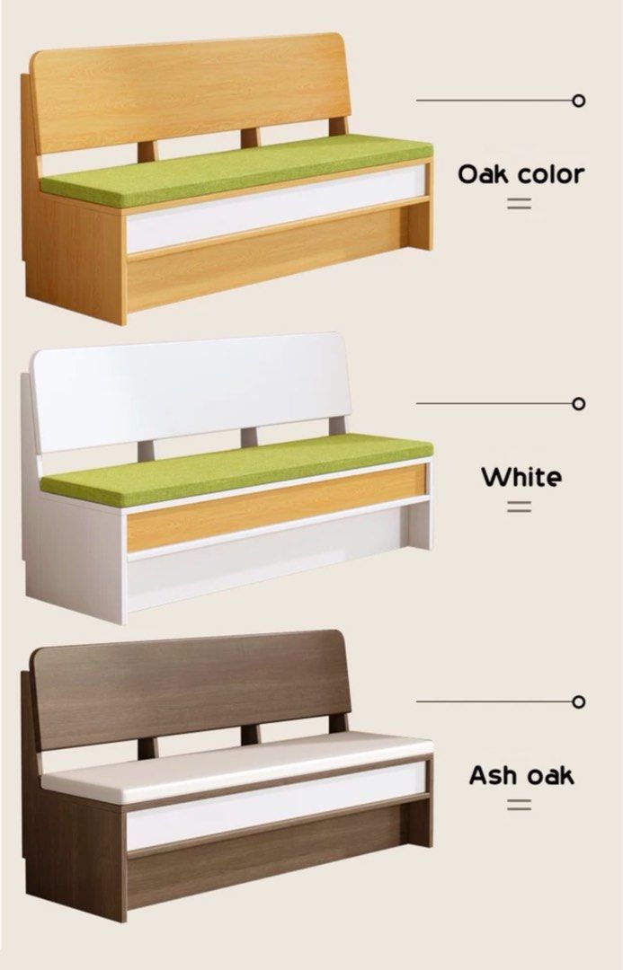 URESA Modern Storage Dining Bench