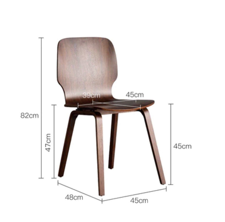 MALBUS Solid Wood Side Chair - Radical Homes Singapore