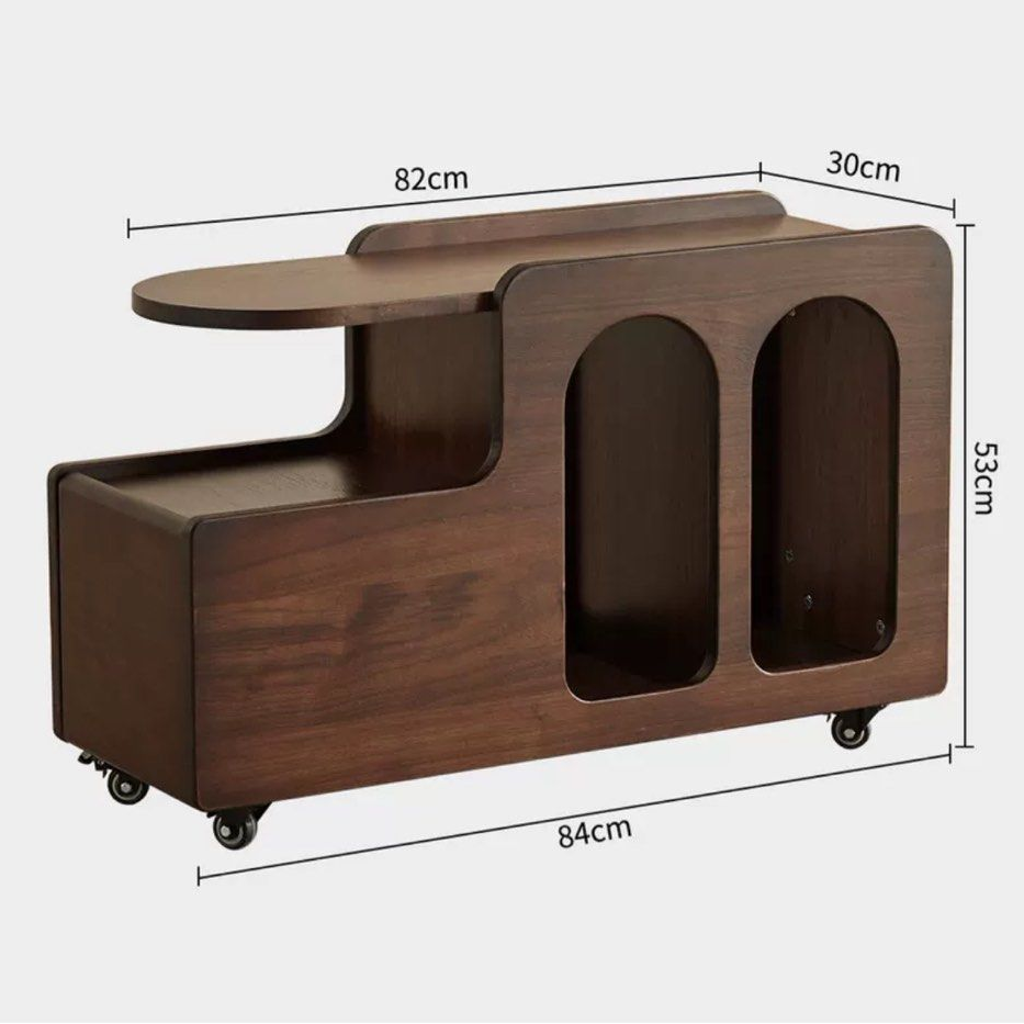 CARRIE Nordic Solid Wood Coffee Table