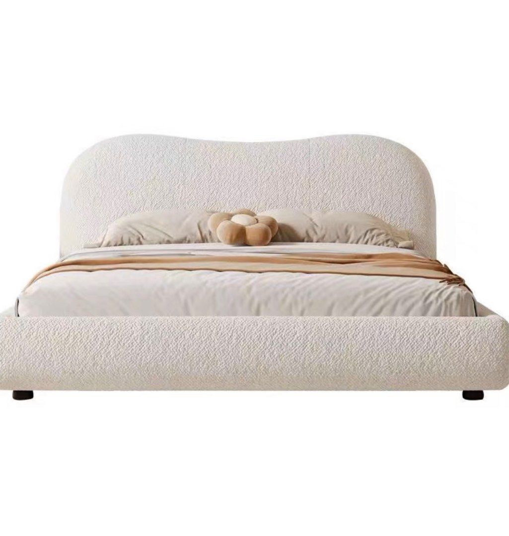 ASCRO Modern Boucle Bedframe