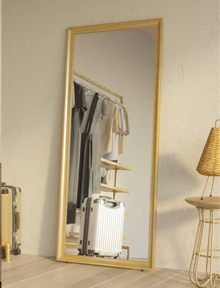 ASFURE Wood Frame Mirror