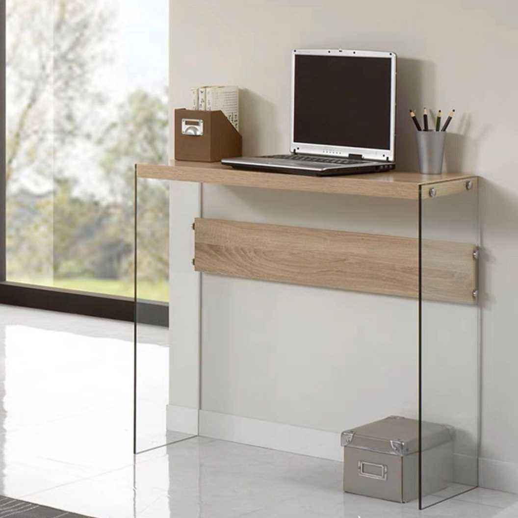 RAQUEL Japandi White Oak Console Table