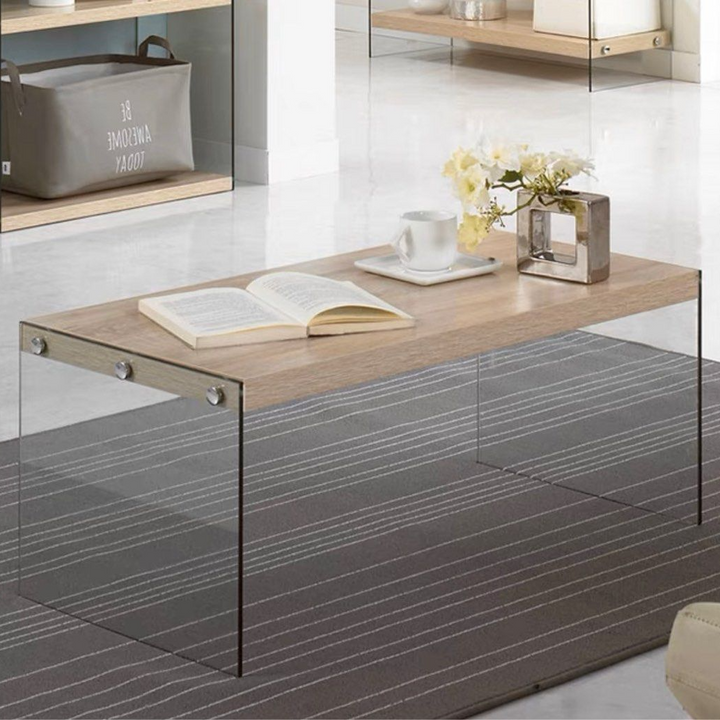 RAQUEL Japandi White Oak Console Table