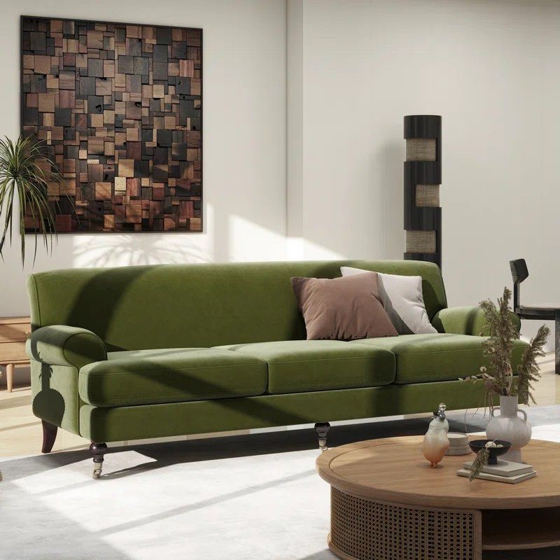 ASHEIL Victorian Velvet Sofa