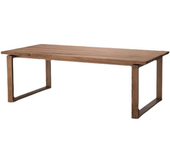 LEROI Rustic Solid Wood Dining Table