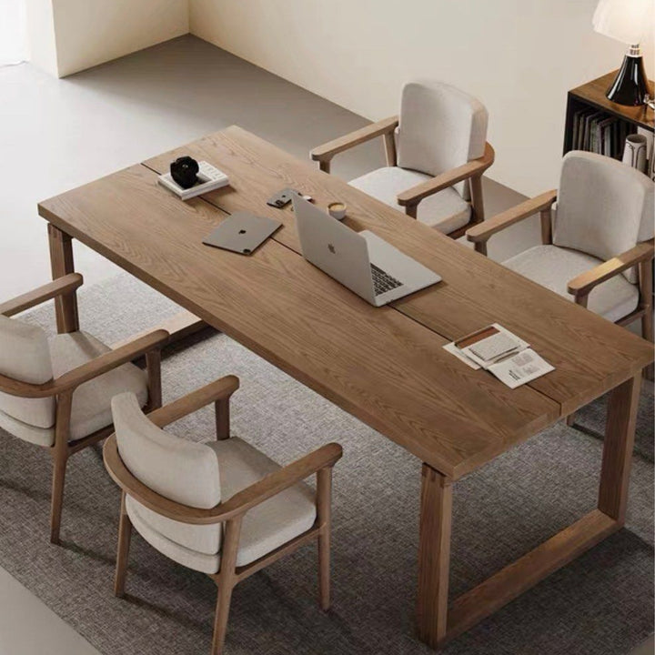 LEROI Rustic Solid Wood Dining Table