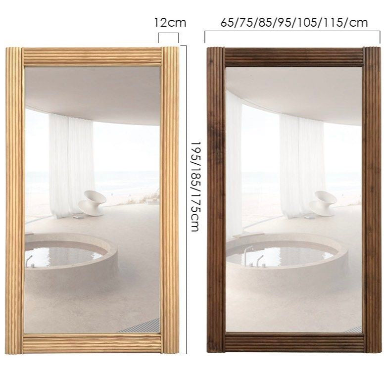 ASHTON Modern Solid Wood Mirror