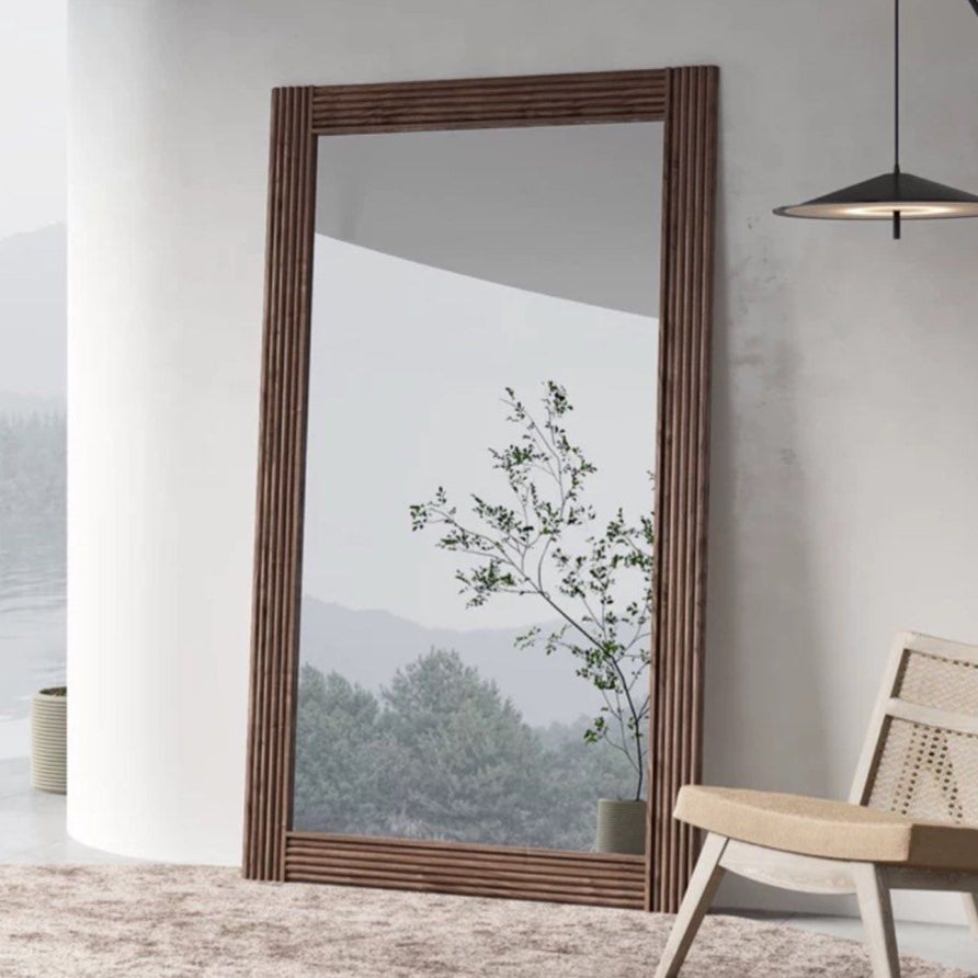 ASHTON Modern Solid Wood Mirror