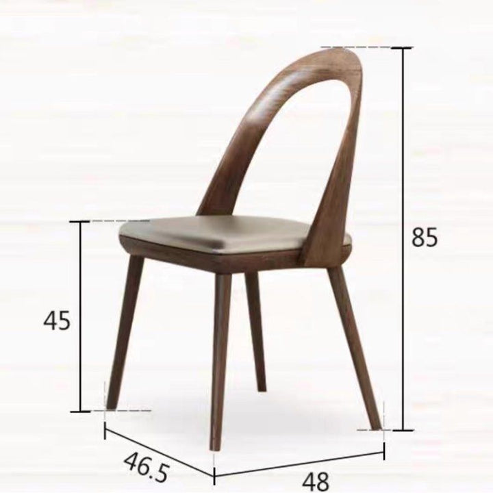 MARKO Postmodern Solid Wood Dining Chair - Radical Homes Singapore