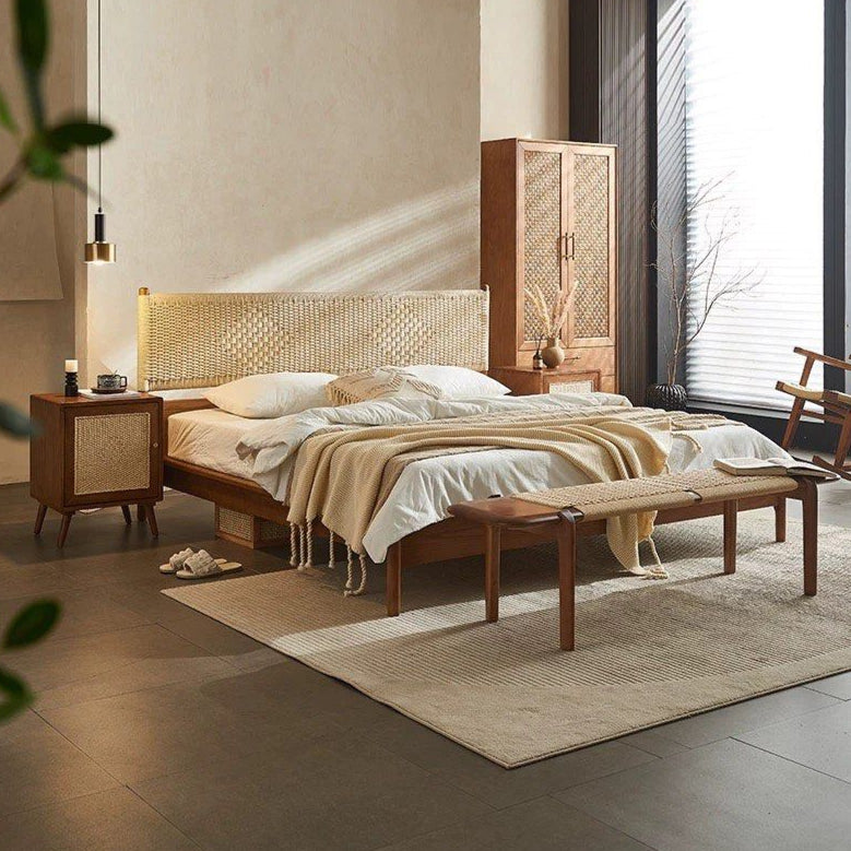 ASTONA Vintage Rattan Bedframe