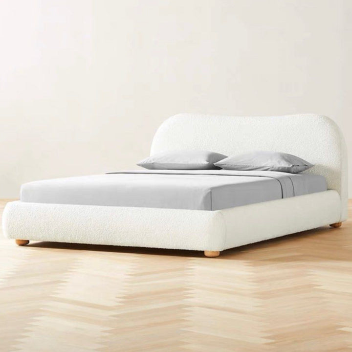 ASTUN Modern Boucle Bedframe