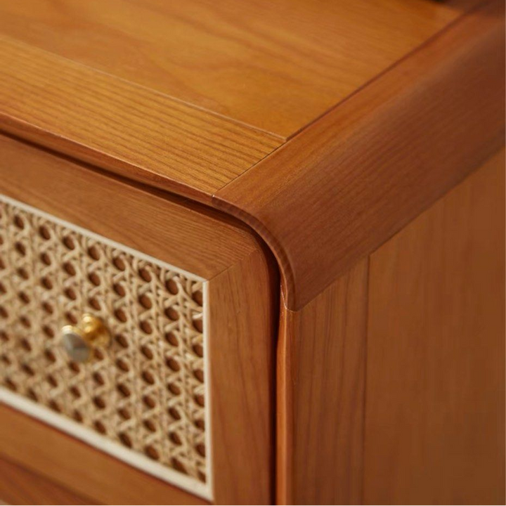 HESSINGTON Modern Rustic Rattan Sideboard