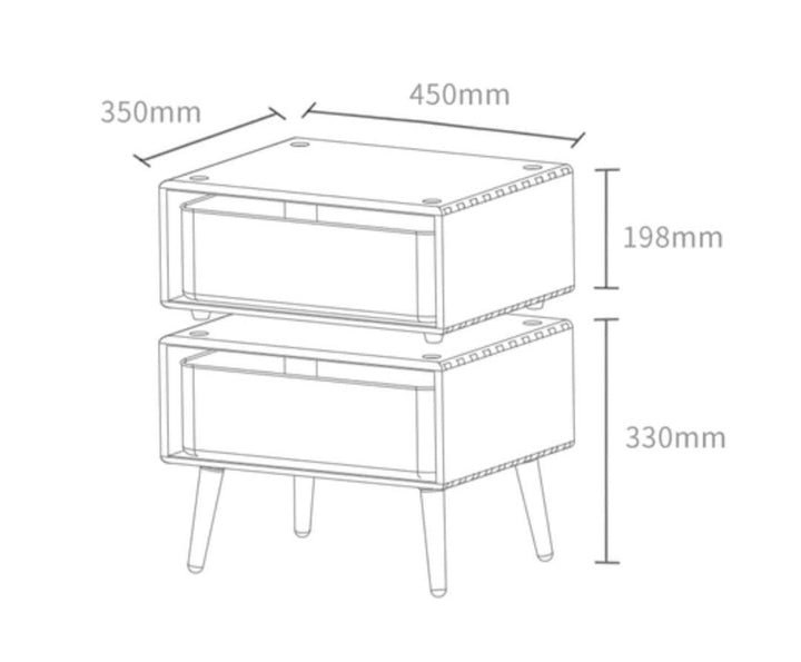 AUDRICKE Stackable Storage Drawer