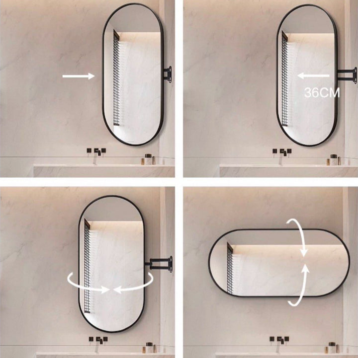 AUEN Minimalist Rotatable Wall Mirror